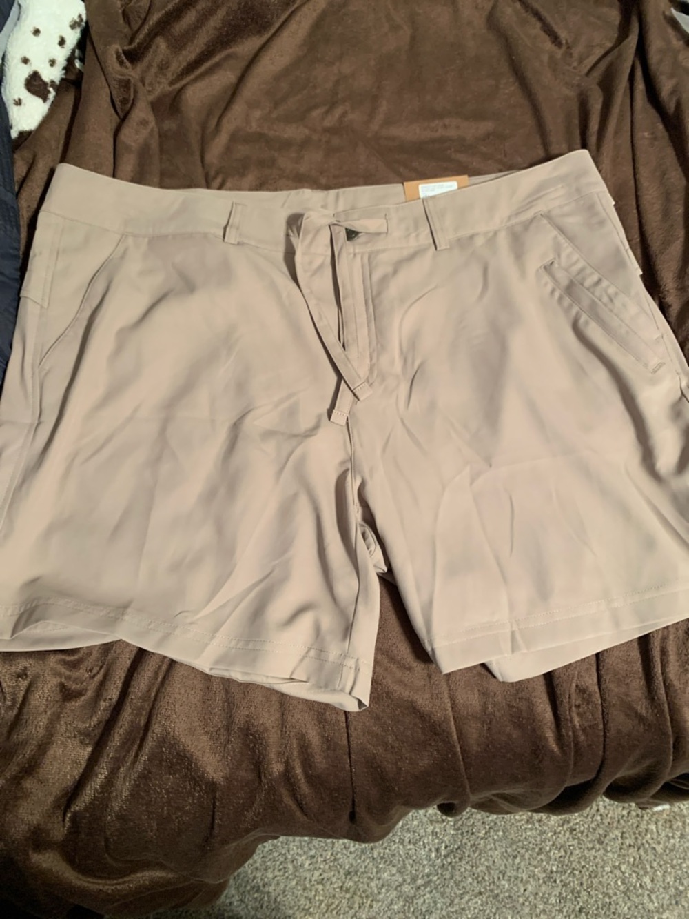 Magellan Outdoors Women's Athletic Drawstring Shorts - Light Beige